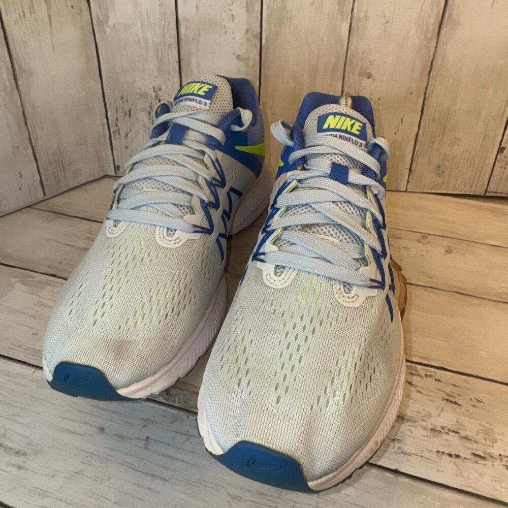 Nike Zoom Winflo 3 Womens US Size 10.5 EUR 42.5 831562-411 Running Shoes White - Picture 4 of 11